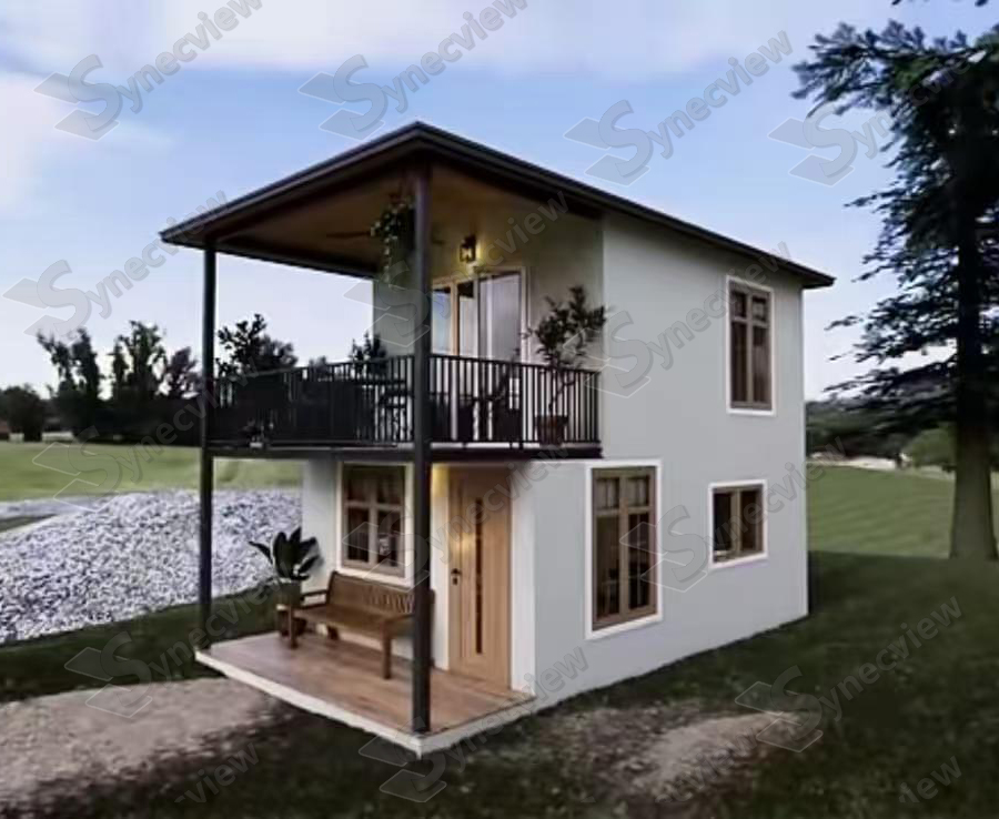 Three-story Eco-Friendly Luxury Container Villa Houses with Customizable Cafes &amp; Wine Rooms Mountain Farm Cabin