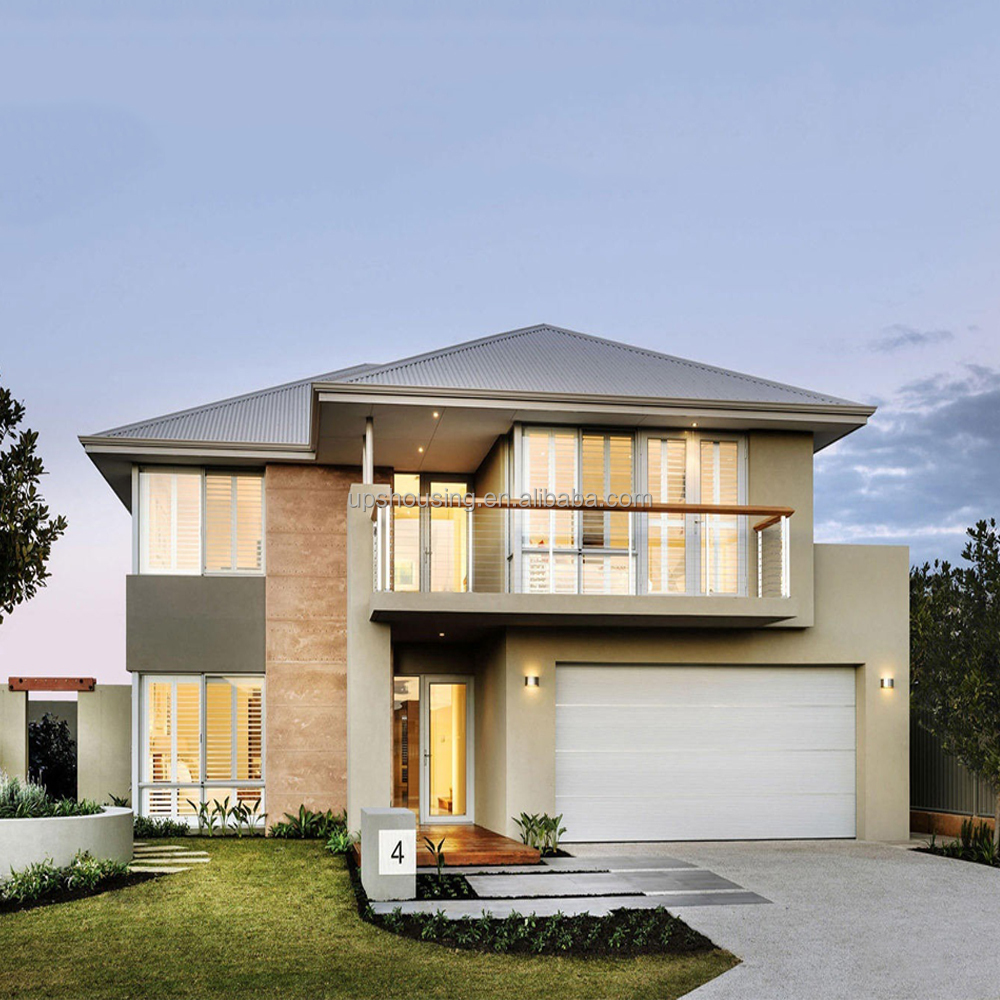 Luxury 240m2 Double-Decker Prefab Villa 4-5 Bedroom Suite with Bathroom and Gym Luxury Prefabricated Cement House