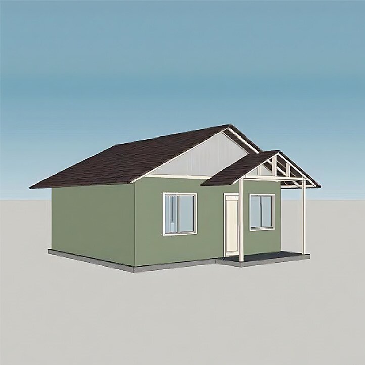 High Quality Tiny Luxury Modern Prefabricated House Eco-Friendly Solar Powered Waterproof Features Bedroom Living Room Bathroom