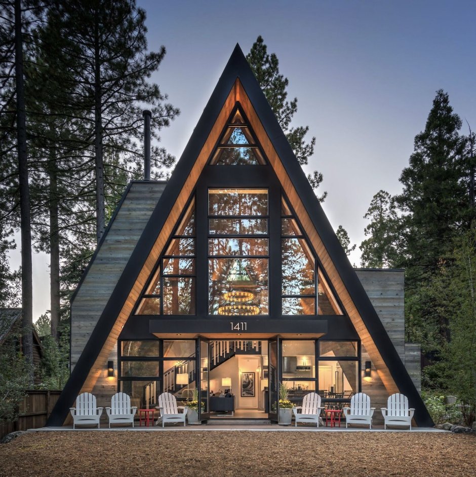 Prefab A-Frame structure detail 1
