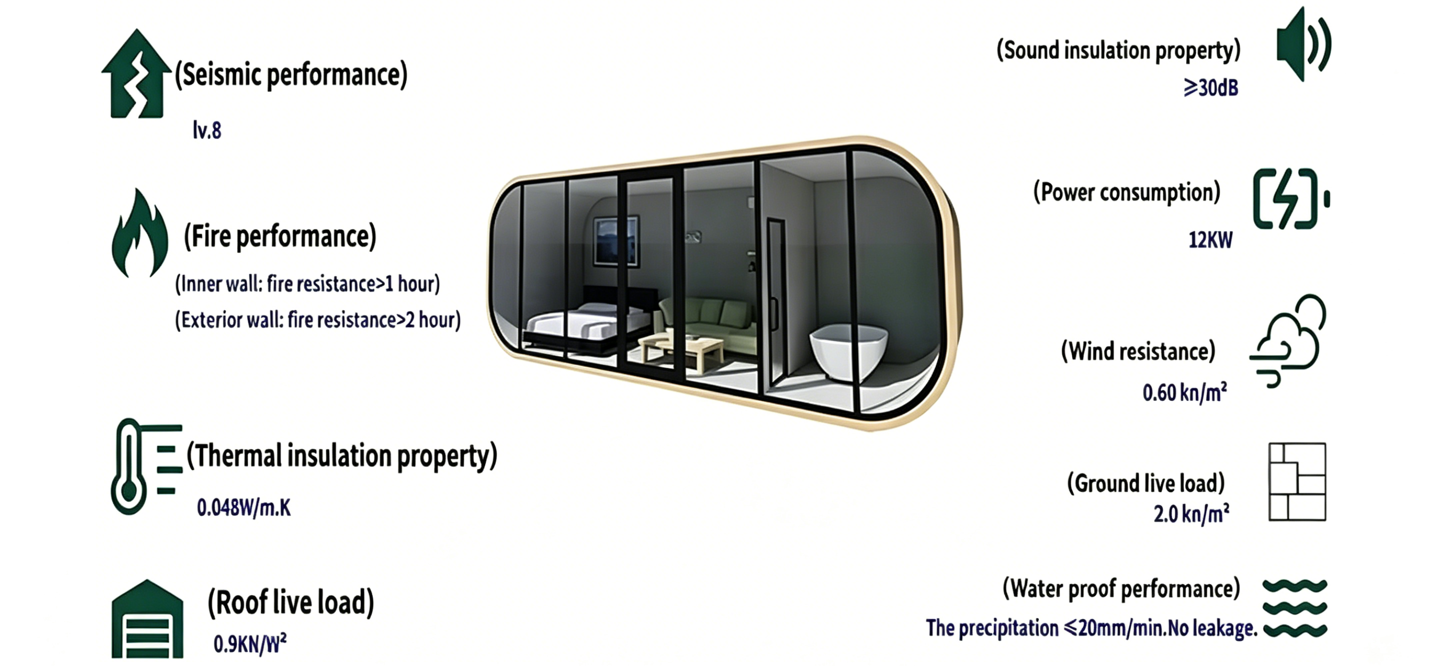 Low Price Luxury Customized Modular Design Outdoor Hotel Prefab House Comfortable Living and Working Movable Apple Cabin