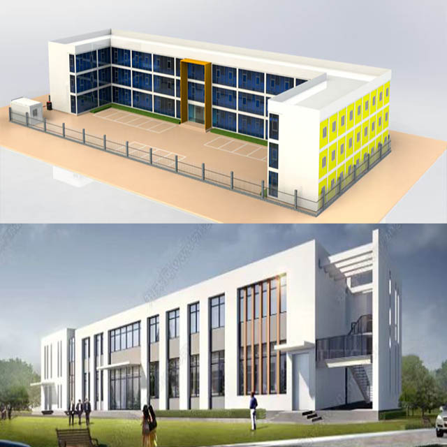 Factory Direct Selling Price Quickly Set up Modular Hotel for Vacation Rentals 40/20ft with Bathroom Modular Building