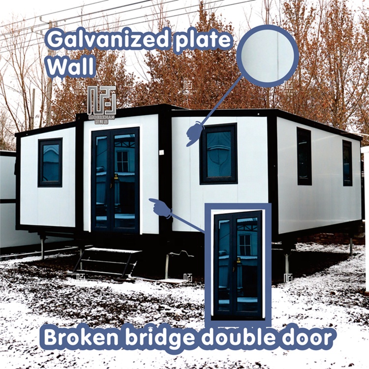 Integral lifting container house system
