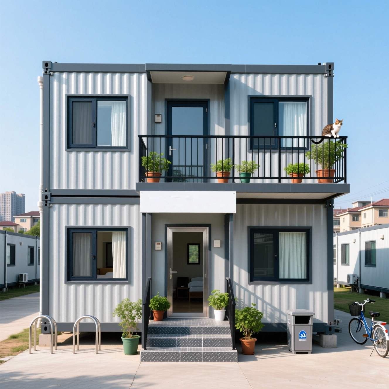 Customized Detachable 2 Floors Luxury Mobile Home Modular House Tiny Home Prefab Prefabricated Container Houses Villa