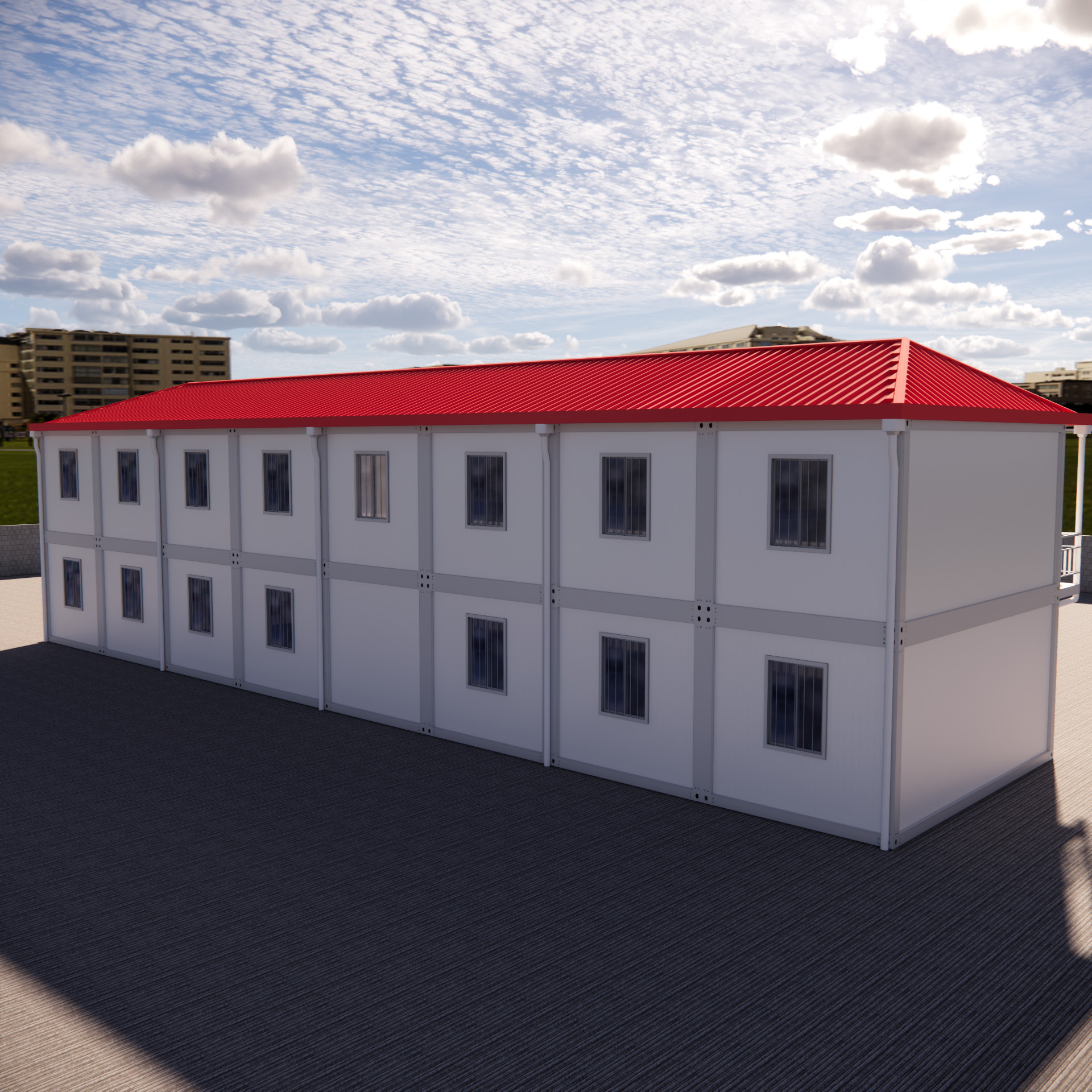 Rapid Install Waterproof Steel Structure Container House For Farmhouse Apartment Villa Hotel-Modern Design 20-30 Years Life Span