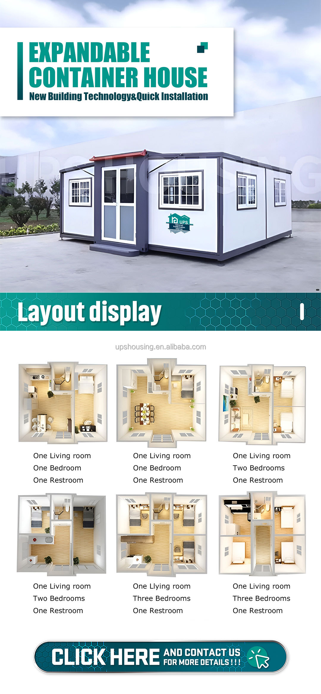 Expandable Container House Design 1