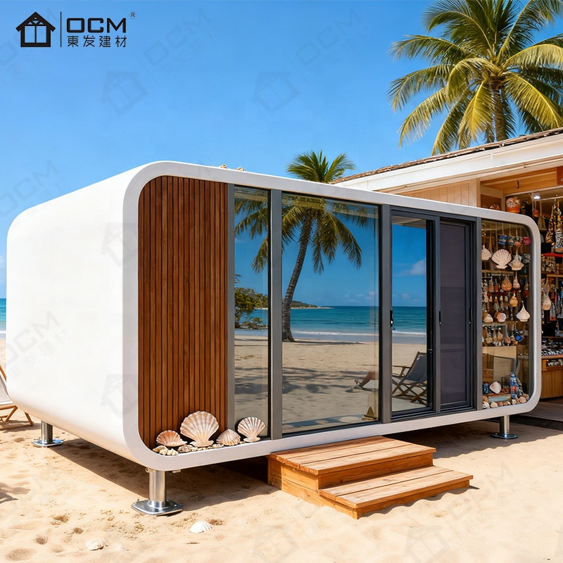 Apple Cabin Modern Outdoor Pod House Prefab Tiny Modular Villa for Coastal Resorts Airbnb Cabins Mountain Camps Garden Lodges