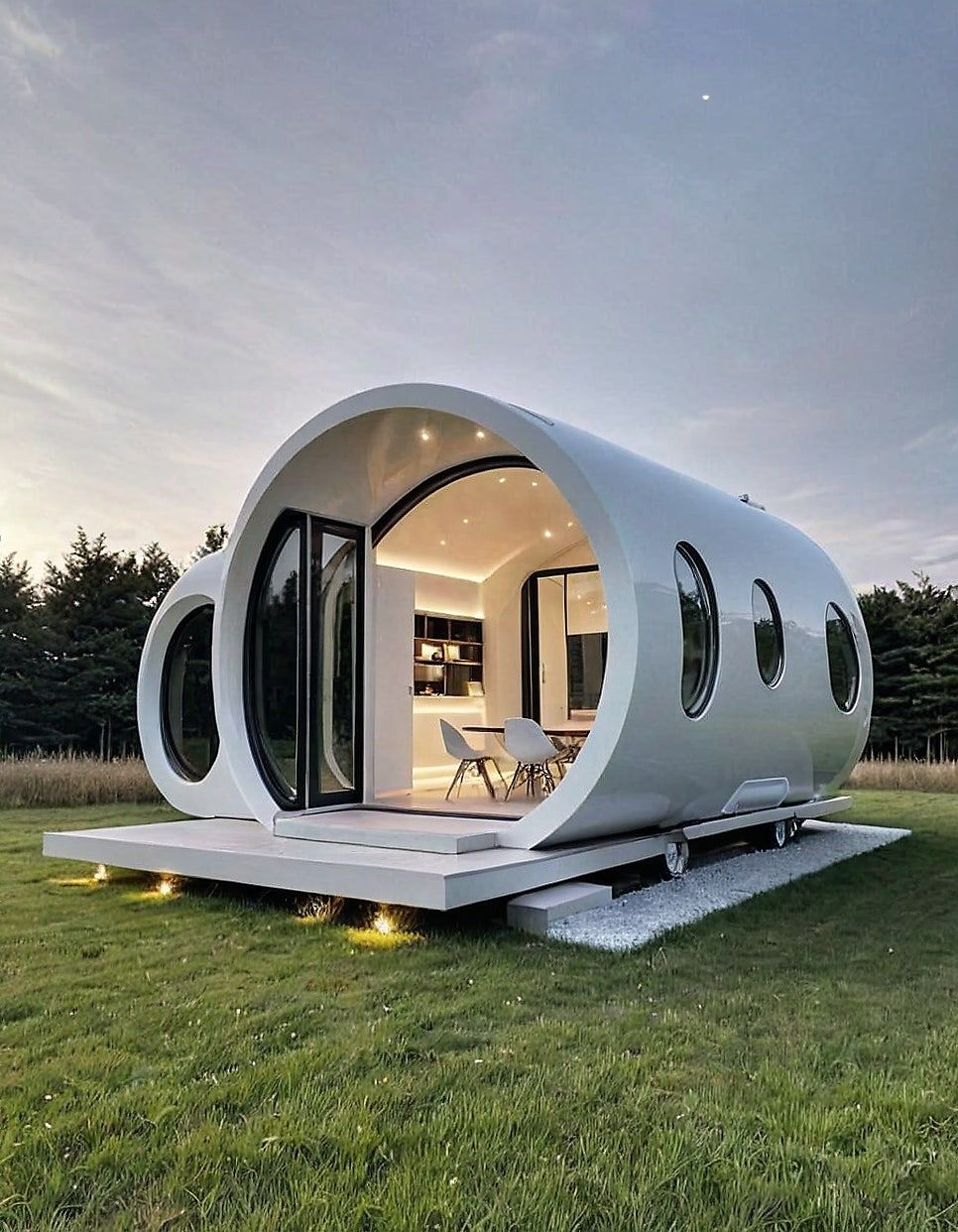 2026 Latest Design Prefabricated Smart Modular Capsule Home with Graphene Heating &amp; Voice Control with Fast Lead Time