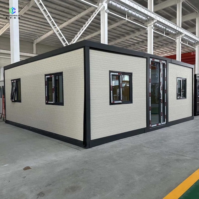Double Wing Expandable House Modern Modular Living Space Smart Design Portable Cabin Flexible Layout Stylish Housing Solution