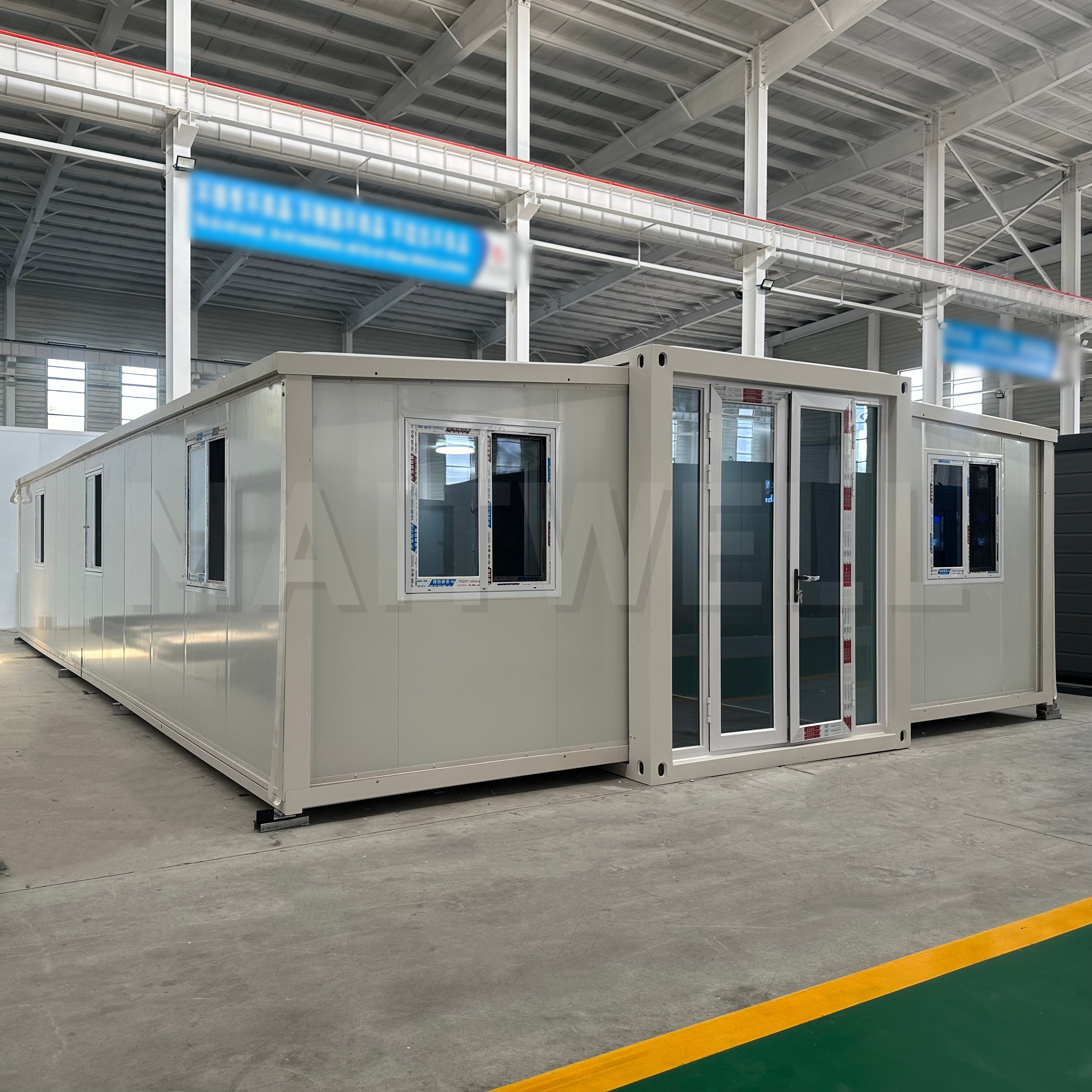 Portable Design Expandable Container House 2 Bedroom Prefab Modular Home Quick Install Turnkey Steel Frame CE ISO