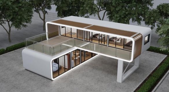 Apple Cabin Container House Exterior