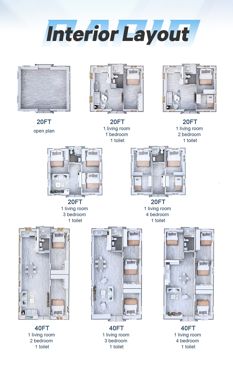 Customizable Interior Layout Blueprint