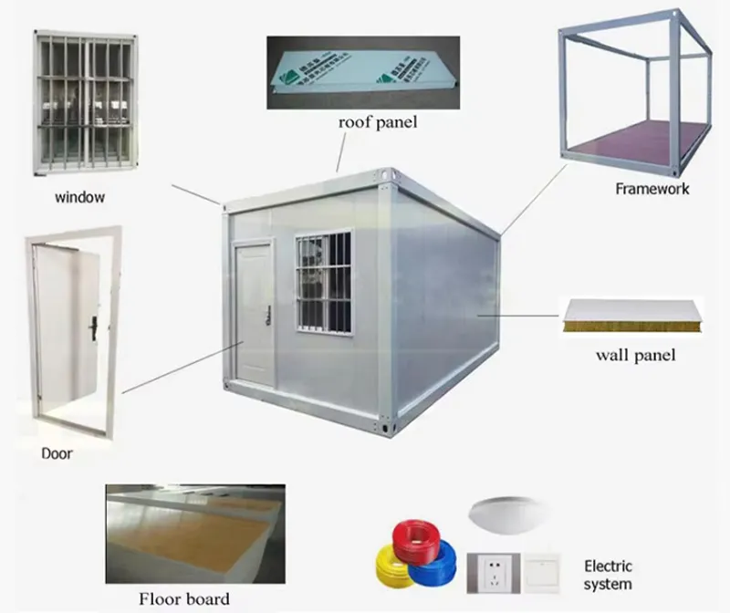 Modular Container Houses Permanent Container Residence Home Two-Story Container