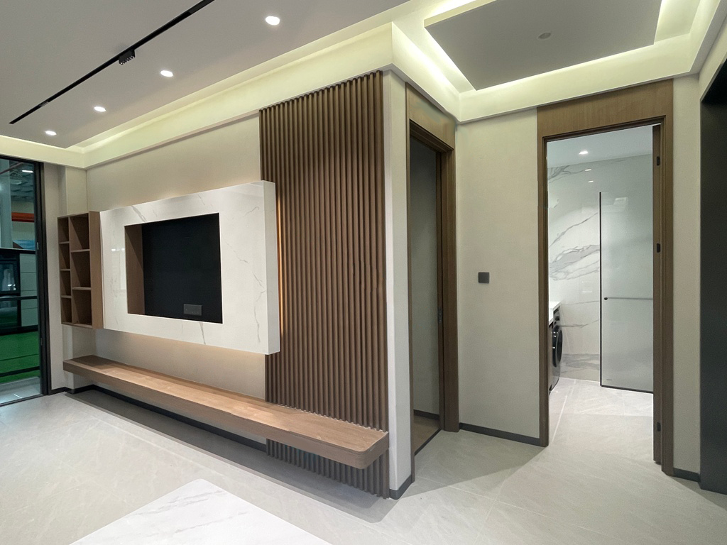 Modern prefab house structural frame