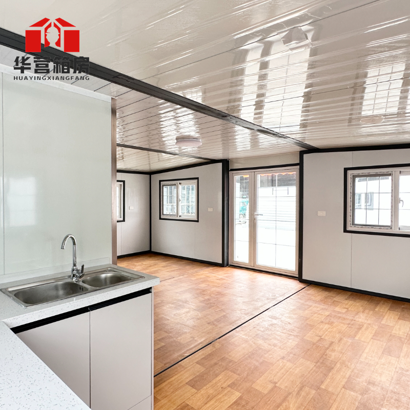Modern Luxury Expandable Container House Glass Modular Cabin Prefab 2 3 Bedroom Mobile Home Portable Prefabricated Villa