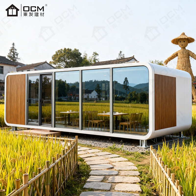 Apple Cabin Modern Outdoor Pod House Prefab Tiny Modular Villa for Coastal Resorts Airbnb Cabins Mountain Camps Garden Lodges