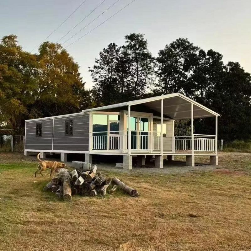 Convenient Assembly, Modern Double Wing Folding Design, Multi Room Modular Home Mobile Factory Price Folding