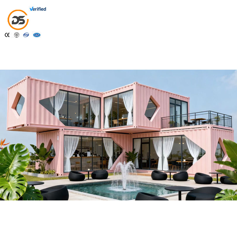 Low Price Steel Container Homes 20Ft Prefab Tiny House Multi-story Steel Container House Modern Design