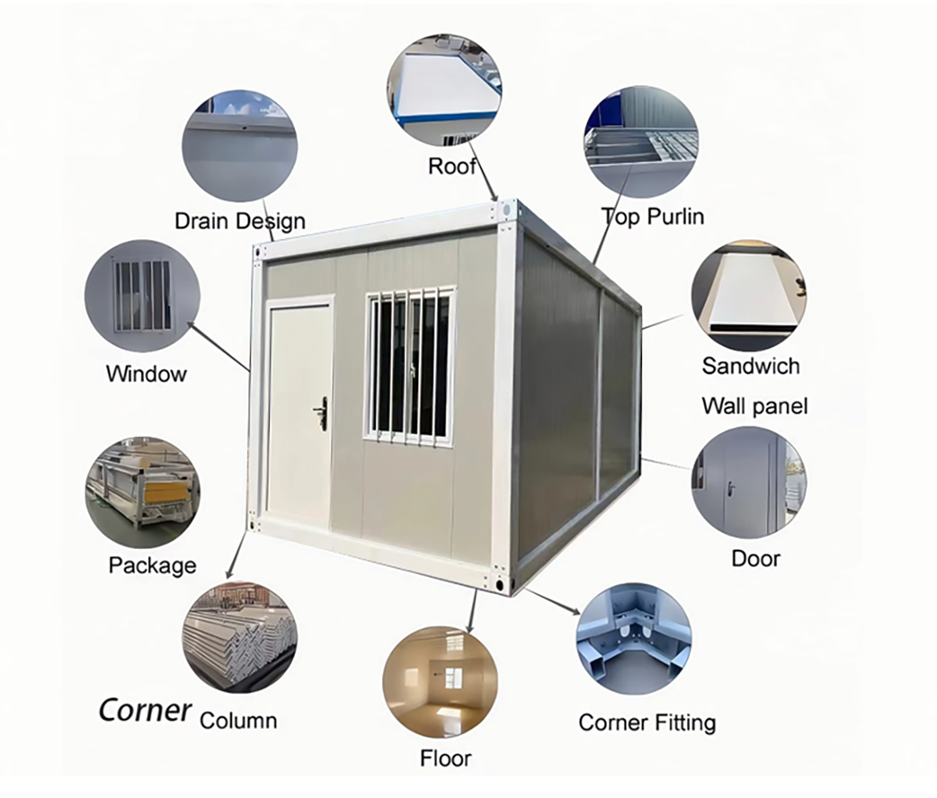 Onsite container house build