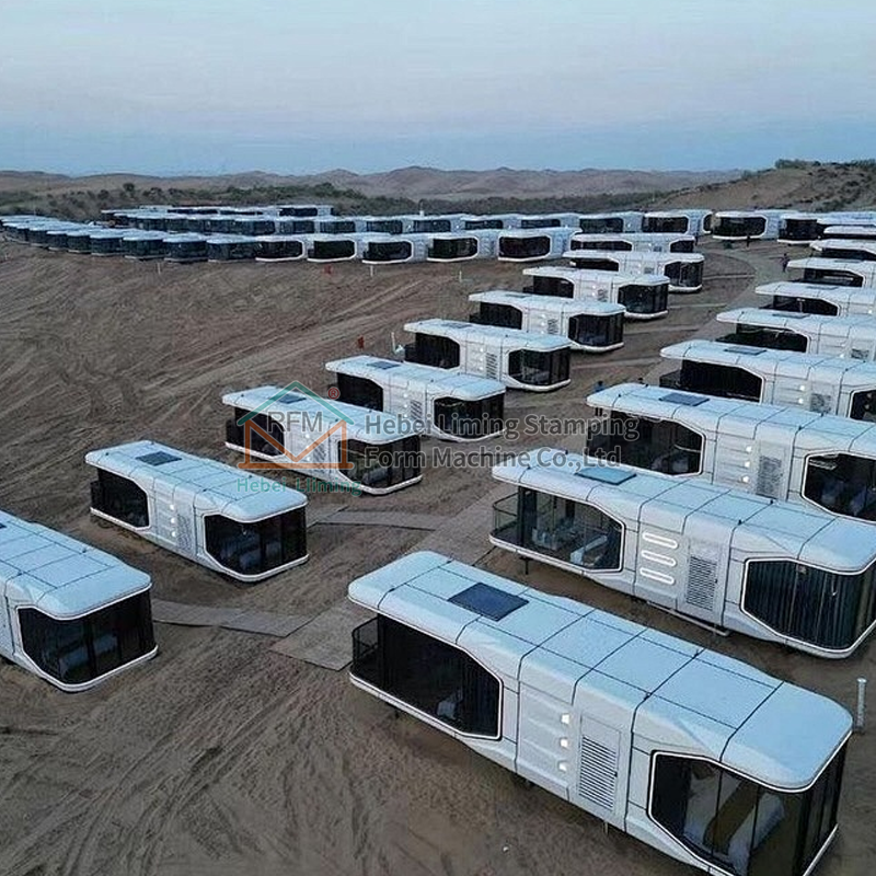 Luxury Capsule Living Room Prefabricated With Bedroom Capsule Small House Eco Capsule Outdoor Modern Hotel