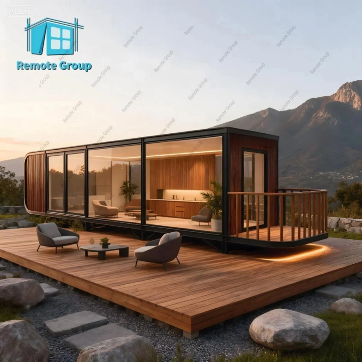 2025 China Factory Hot Sale Luxury Capsule Tiny House with Smart Home System