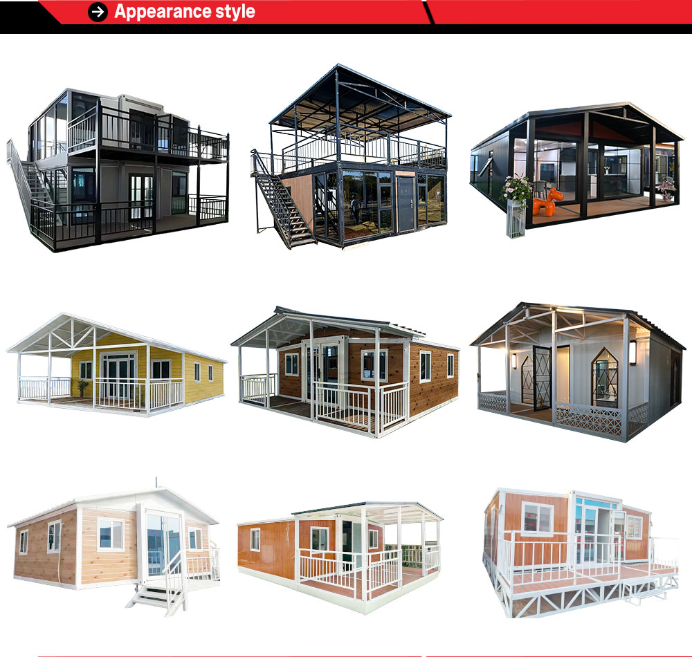 ISO Verified 40ft Luxury Prefab Villa Expandable Container House 3 Bedroom Modular Movable Home for Modern Resort Living