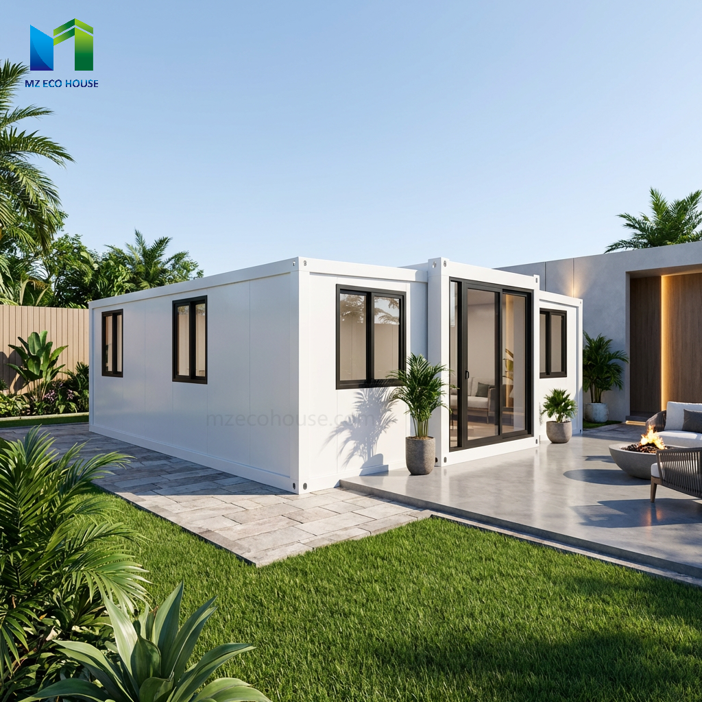 MZECOHOUSE New Zealand Standard 30ft Expandable Container House Hurricane Proof Prefab Modular Home