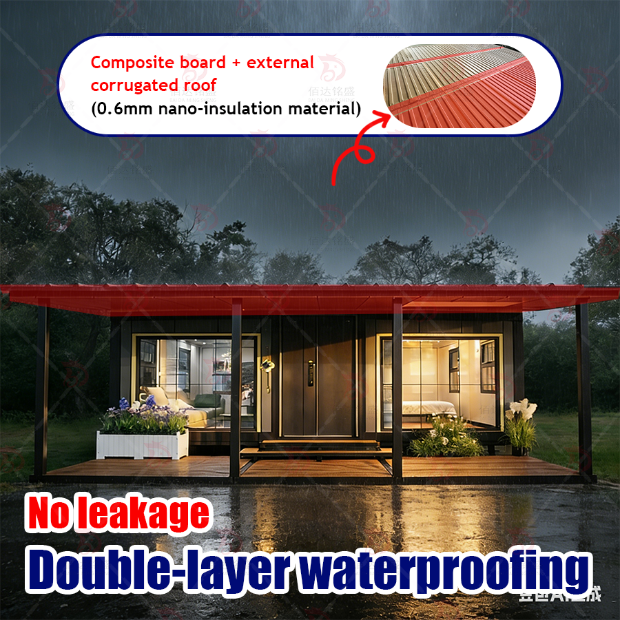 BDMS Luxury 20-40ft Expandable Container Home Prefab House Steel Sandwich Panel Modern Eco-Friendly Apartment Hotel Villa Use