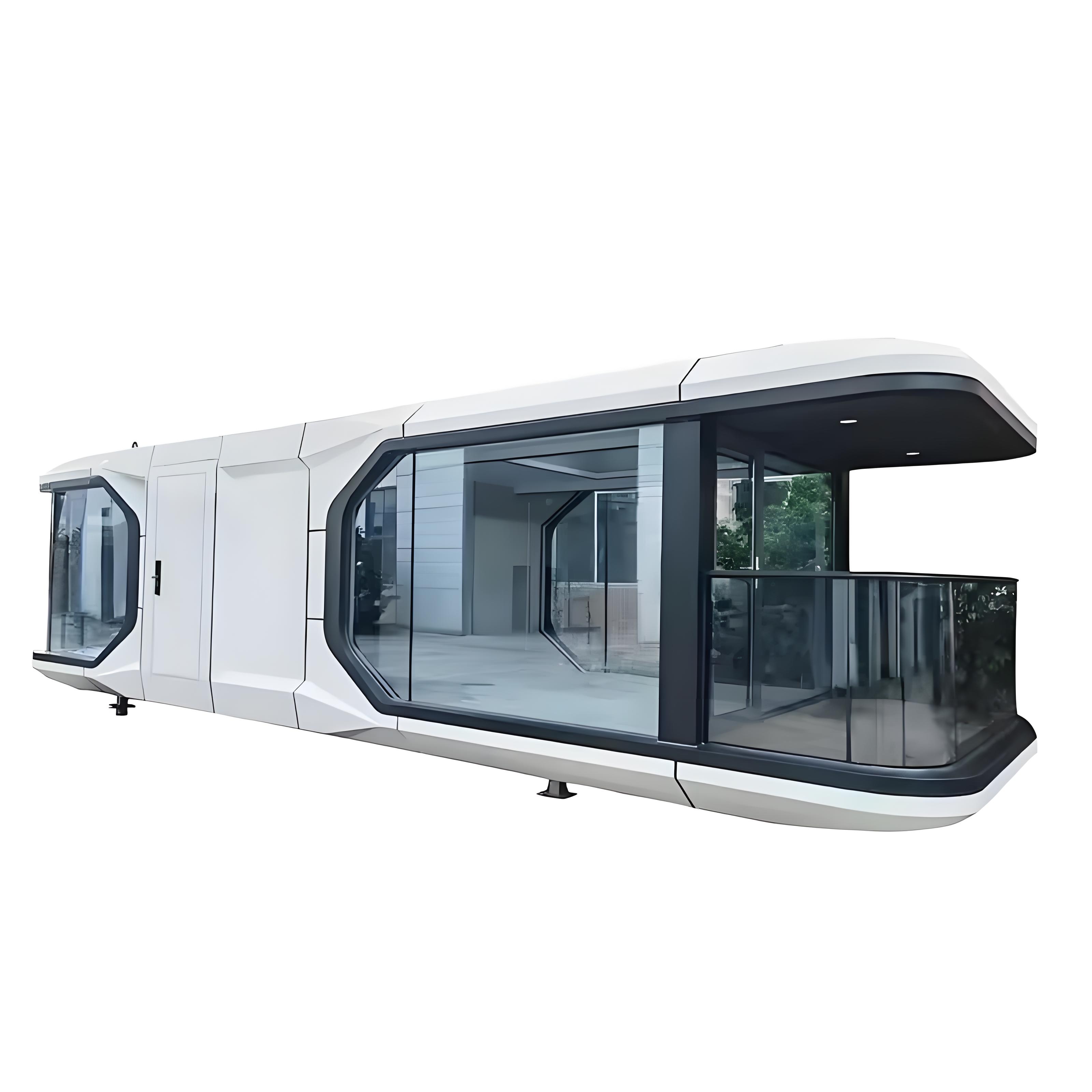 Space capsule house exterior design