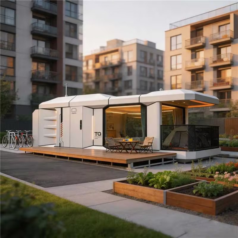 2026 Space Capsule Luxury OEM ModernTiny Modular Home with Bathroom Kitchen for Holiday Resort Eco Friendly Container House