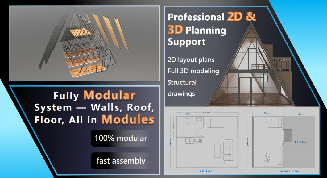 A Frame House Structure Detail 1