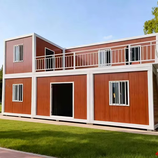 Contemporary A-frame 20ft 40ft Steel Container Villa Hotel Sandwich Panel Material Container House