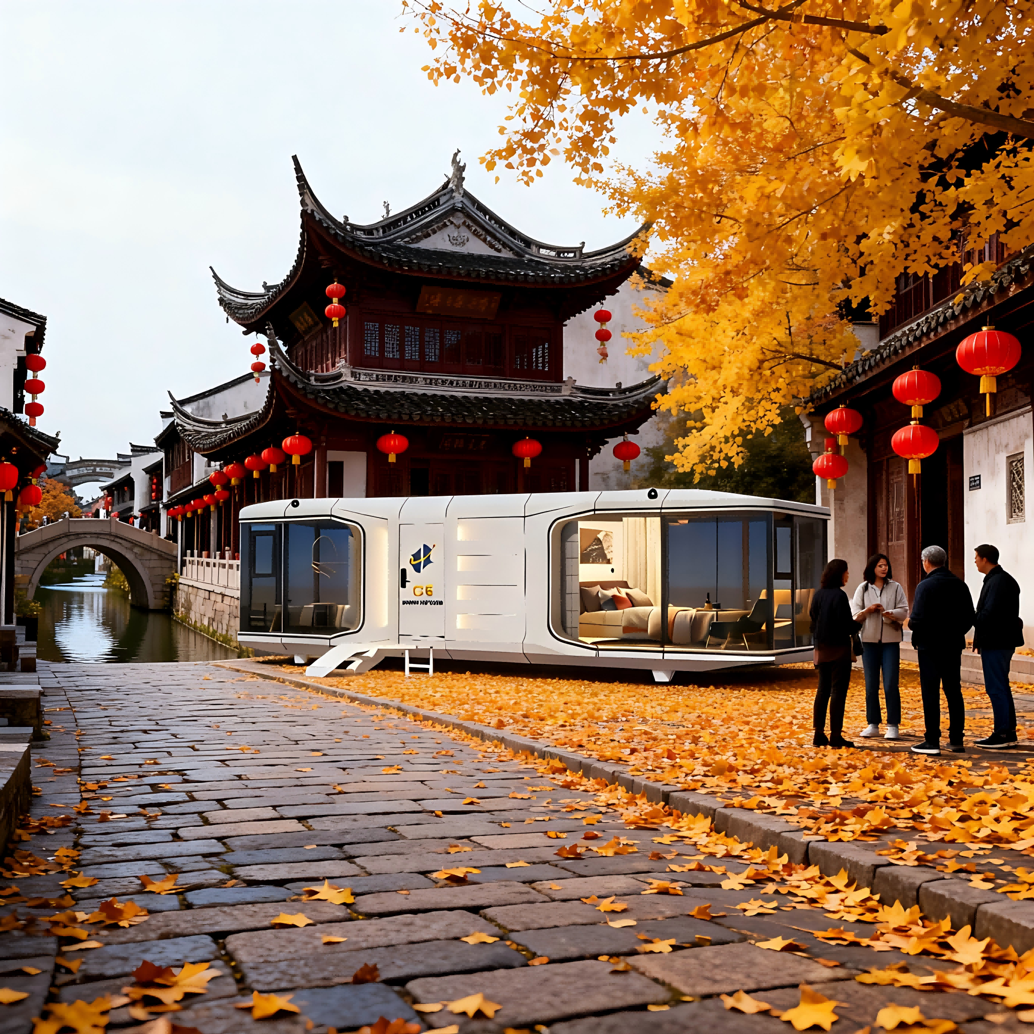 Luxury Prefabricated Modular Space Capsule Cabin Tiny House for Resort Living, Glamping, and Off-Grid Homes