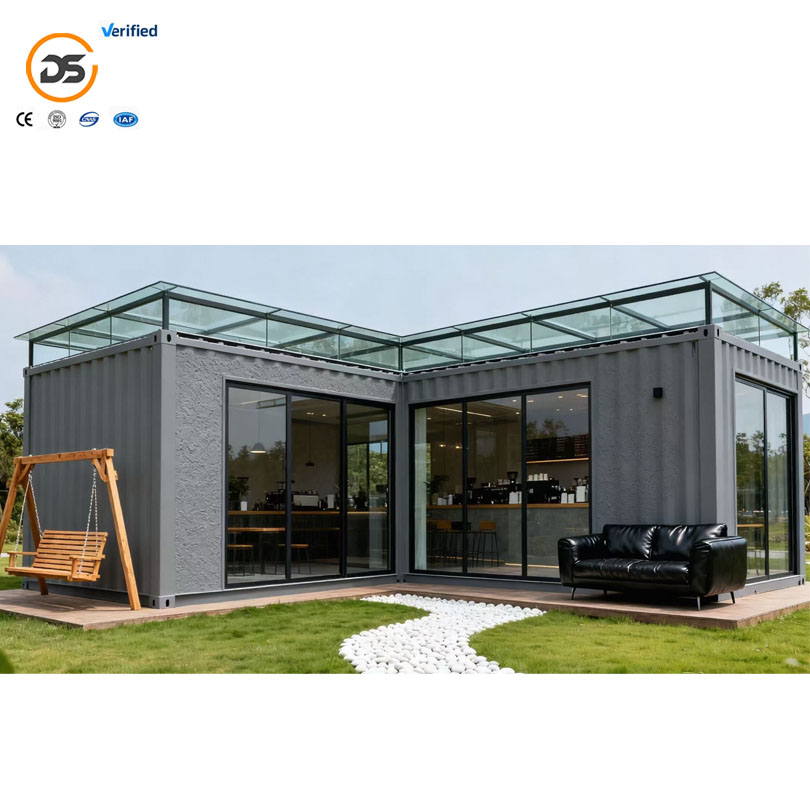Low Price Steel Container Homes 20Ft Prefab Tiny House Multi-story Steel Container House Modern Design