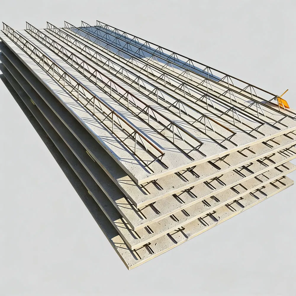 Cost-Saving Fast-Installation Permanent Concrete Formwork Rebar Truss Deck Slab for Modular Building