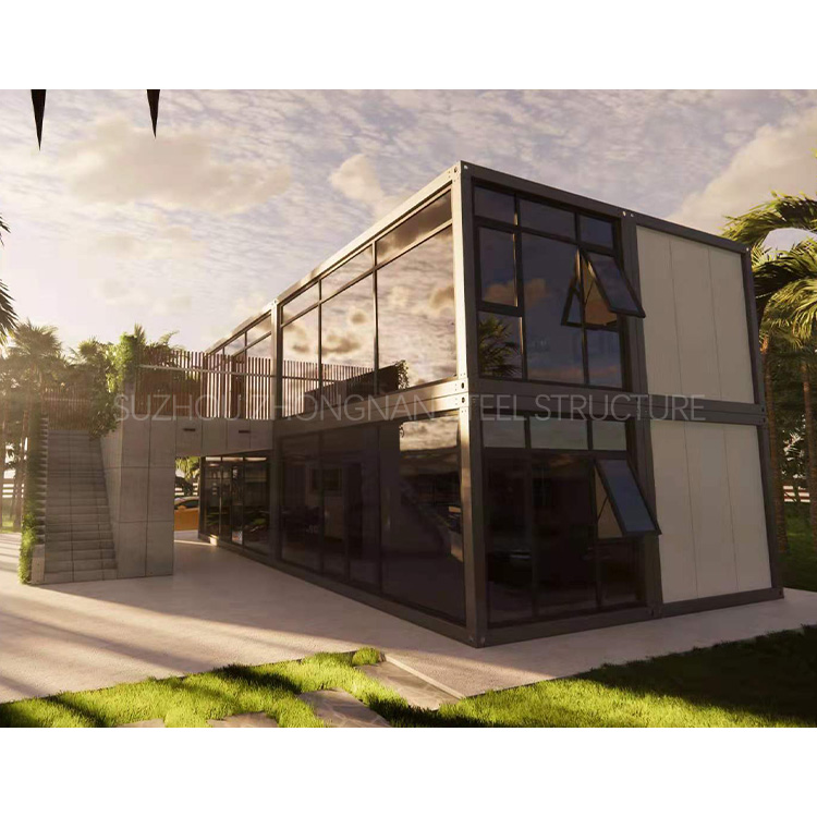 Customized High Quality Modular Villas/Hotel/Coffee House Containers Homes Buildings for Poland