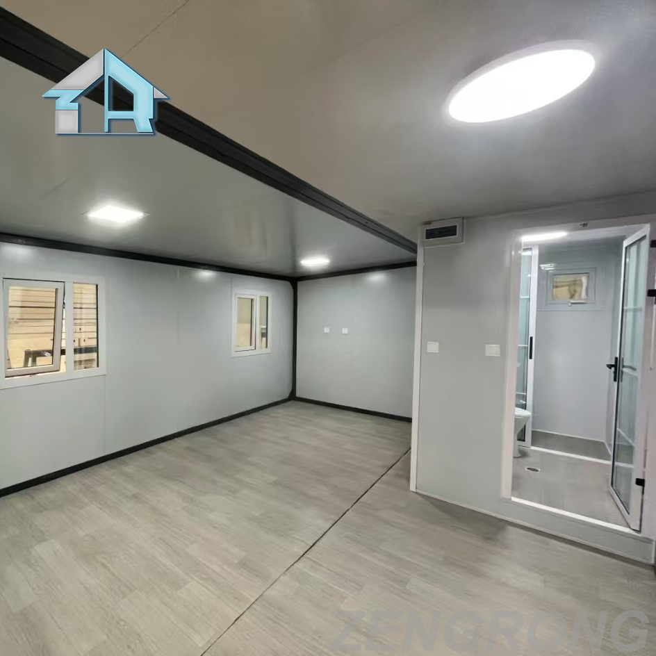 High-end 20-foot Expandable Prefab House 0-2 Bedrooms, Luxury Villa, Beach Hotel Resort, Panoramic Window Supports Customization