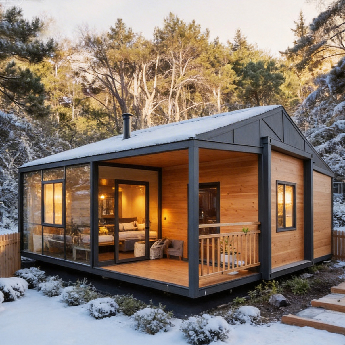Custom Luxury Prefab 10ft 20ft 30ft 40ft Modular Prefab Container Home Casas Contenedor House Sleeping Container House For Hotel