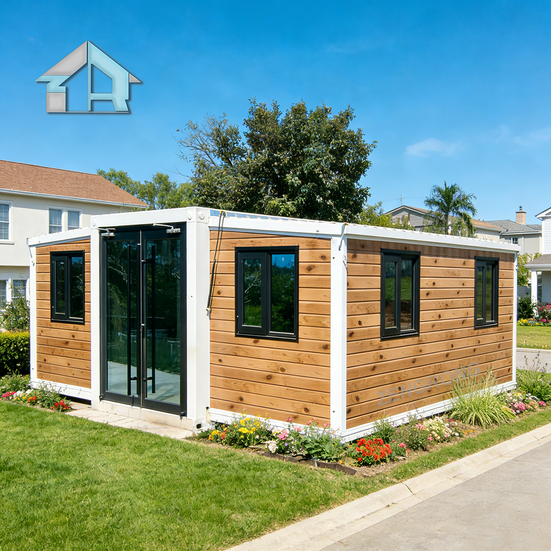 20FT Solar Ready Expandable Cabin 2 Bedroom Off-Grid | Eco-Friendly Tiny House with Insulation for Glamping &amp; Camping