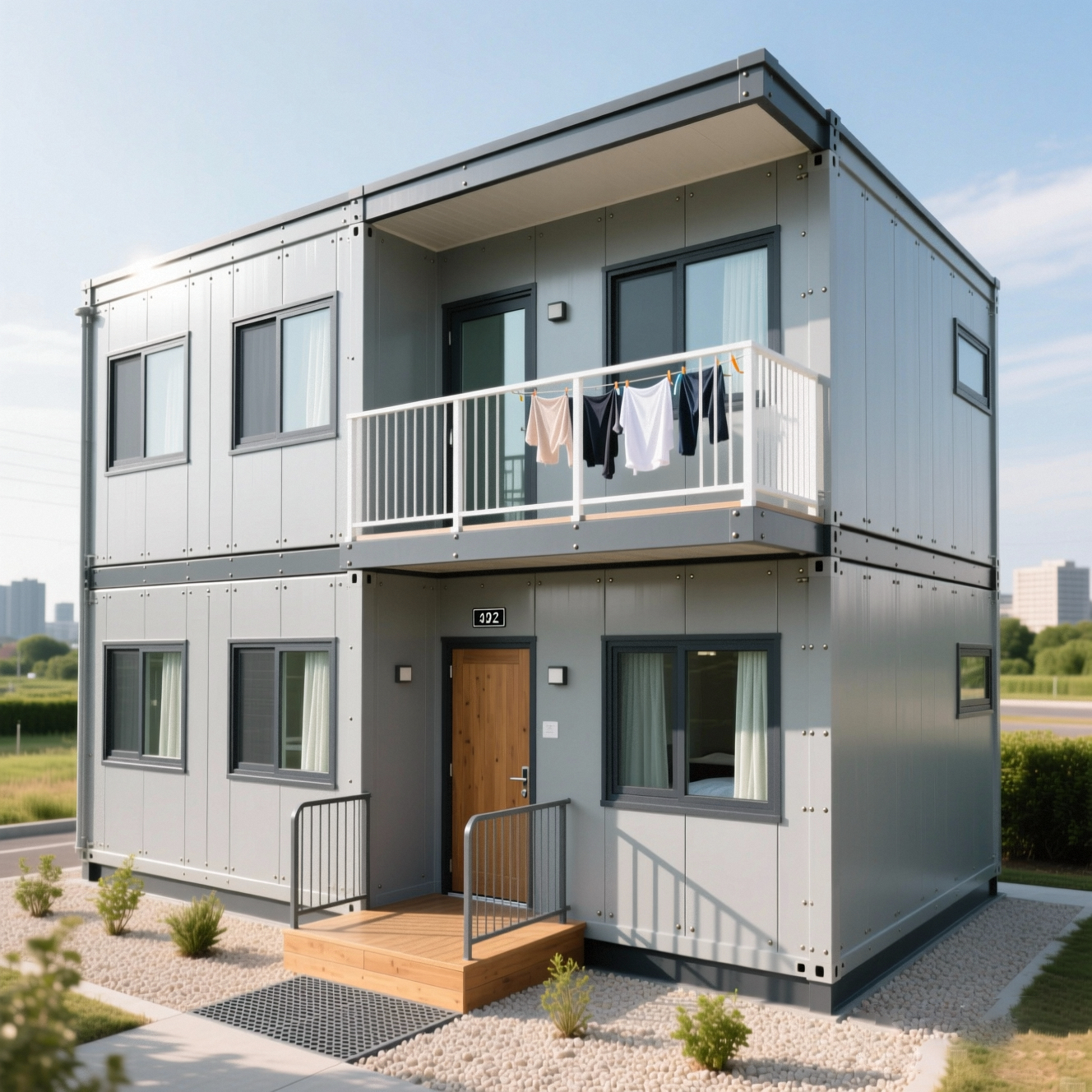 Customized Detachable 2 Floors Luxury Mobile Home Modular House Tiny Home Prefab Prefabricated Container Houses Villa