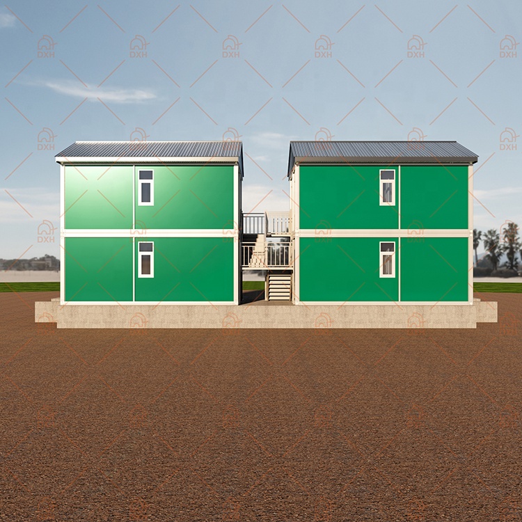 Manufacturer's Luxury Prefab Villa Building 40ft Container Hotel Room Two-Story 1-Bedroom Prefabricated House Bathroom Steel