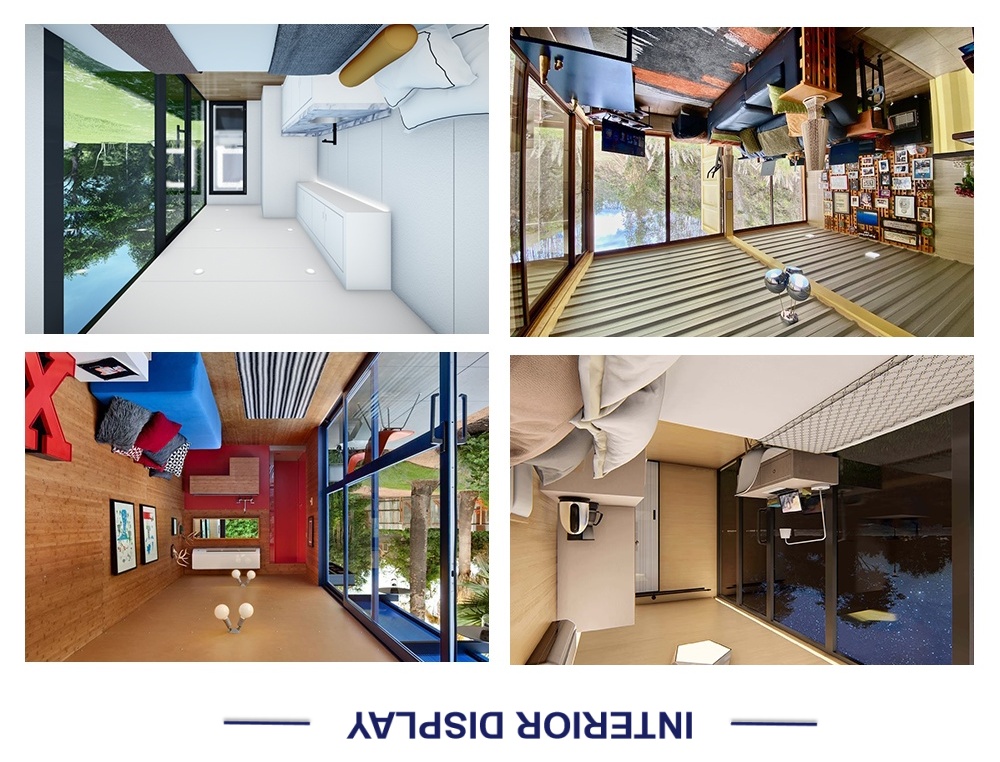 Low Price Luxury Customized Modular Design Outdoor Hotel Prefab House Comfortable Living and Working Movable Apple Cabin