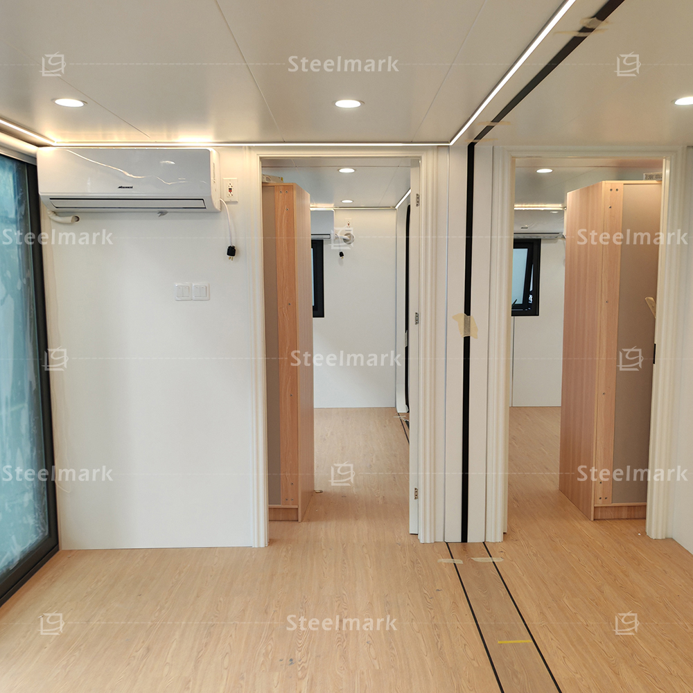 Hot Sale Fully Furnished 2 3 Prefab Bedroom Luxury Prefabricated Tiny Homes Modern Container House Villa Building