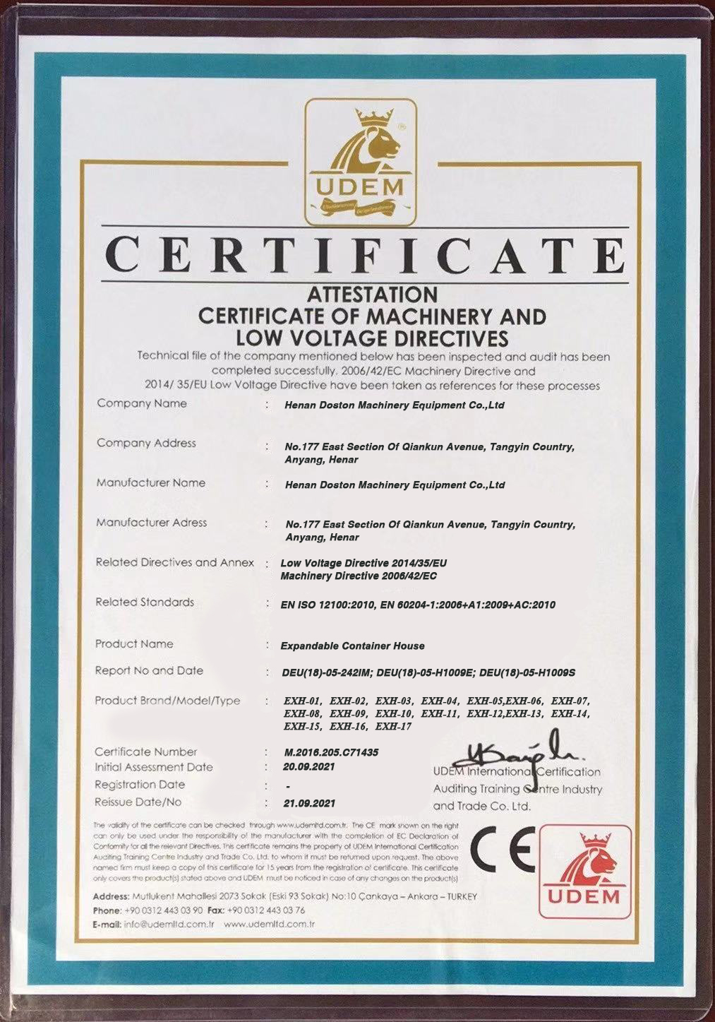 CE Certification