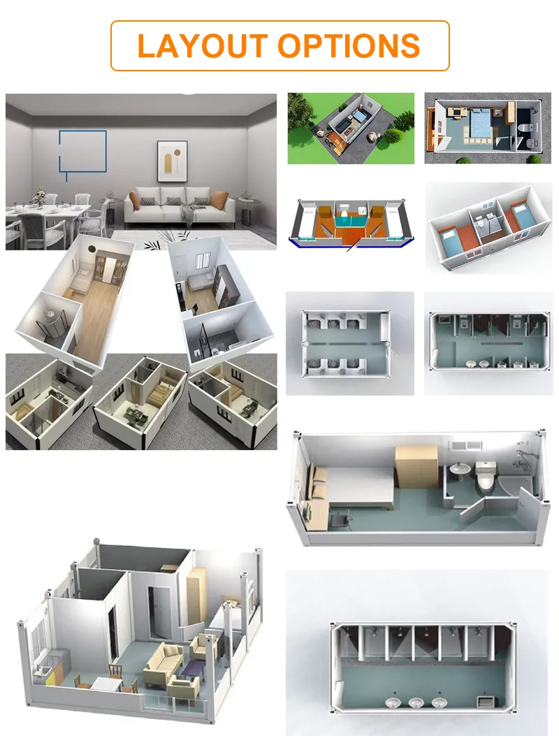 Modular Container Houses Permanent Container Residence Home Two-Story Container
