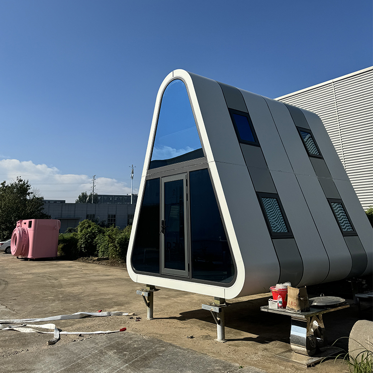 Portable Triangle Container House A-Frame Modular Prefab Camping Hotel For Sale