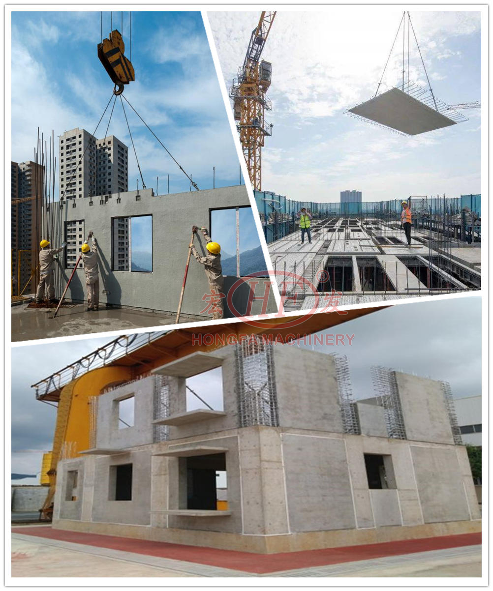 Concrete Modular Home Manufacture Precast Concrete House Construction Prefabricated Concrete Cement Building Making Machinery