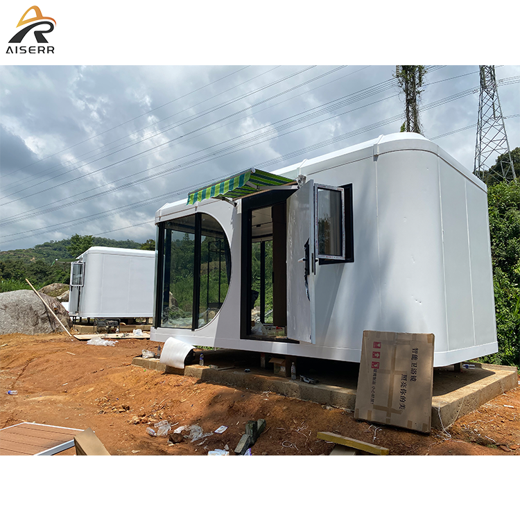 Minimalist Living Pod Smart Camping Mobile Homes House Eco-friendly Mobile Home Prefab Camping Home Detachable Container Pod