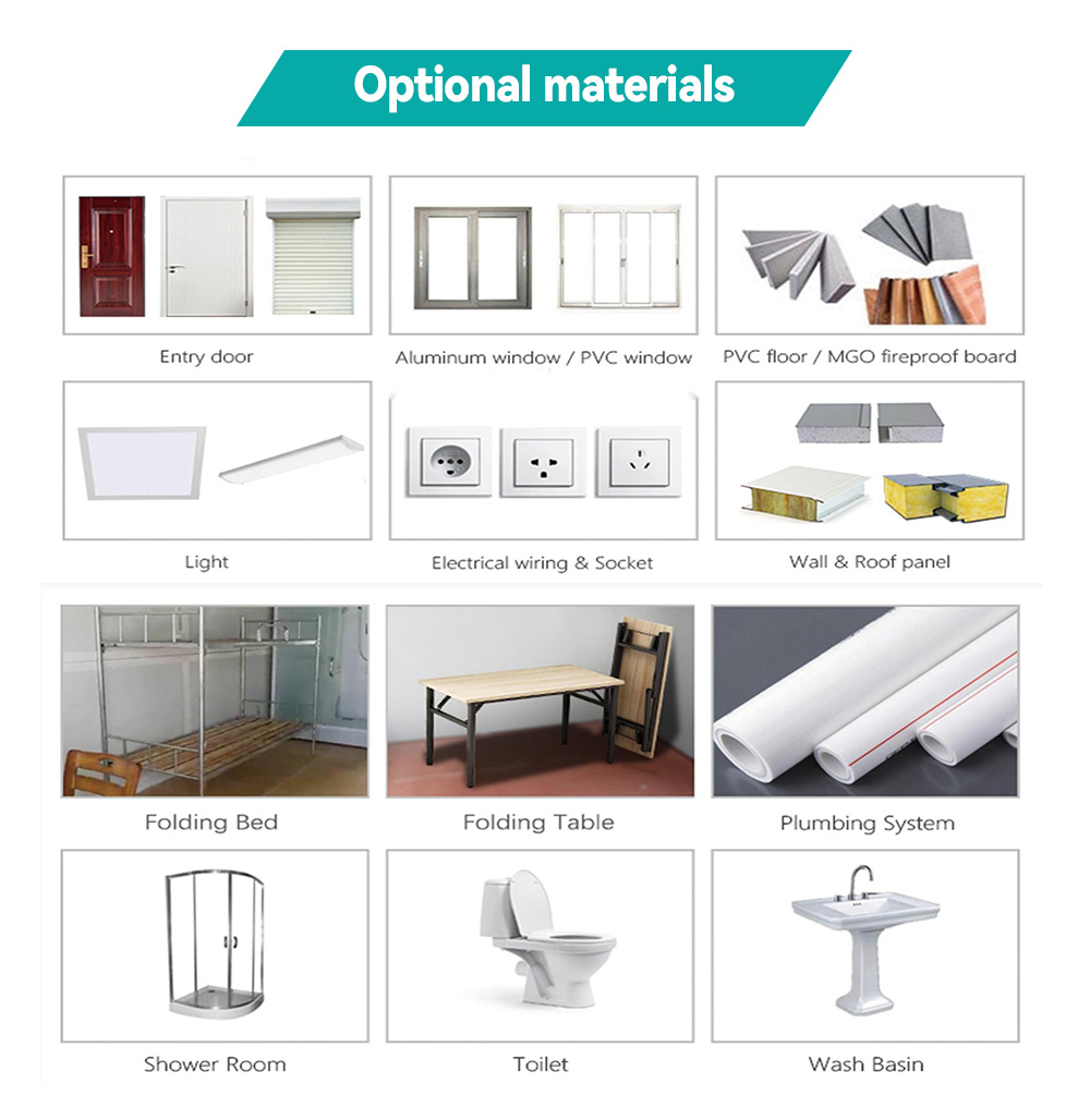 Customized Detachable 2 Floors Luxury Mobile Home Modular House Tiny Home Prefab Prefabricated Container Houses Villa