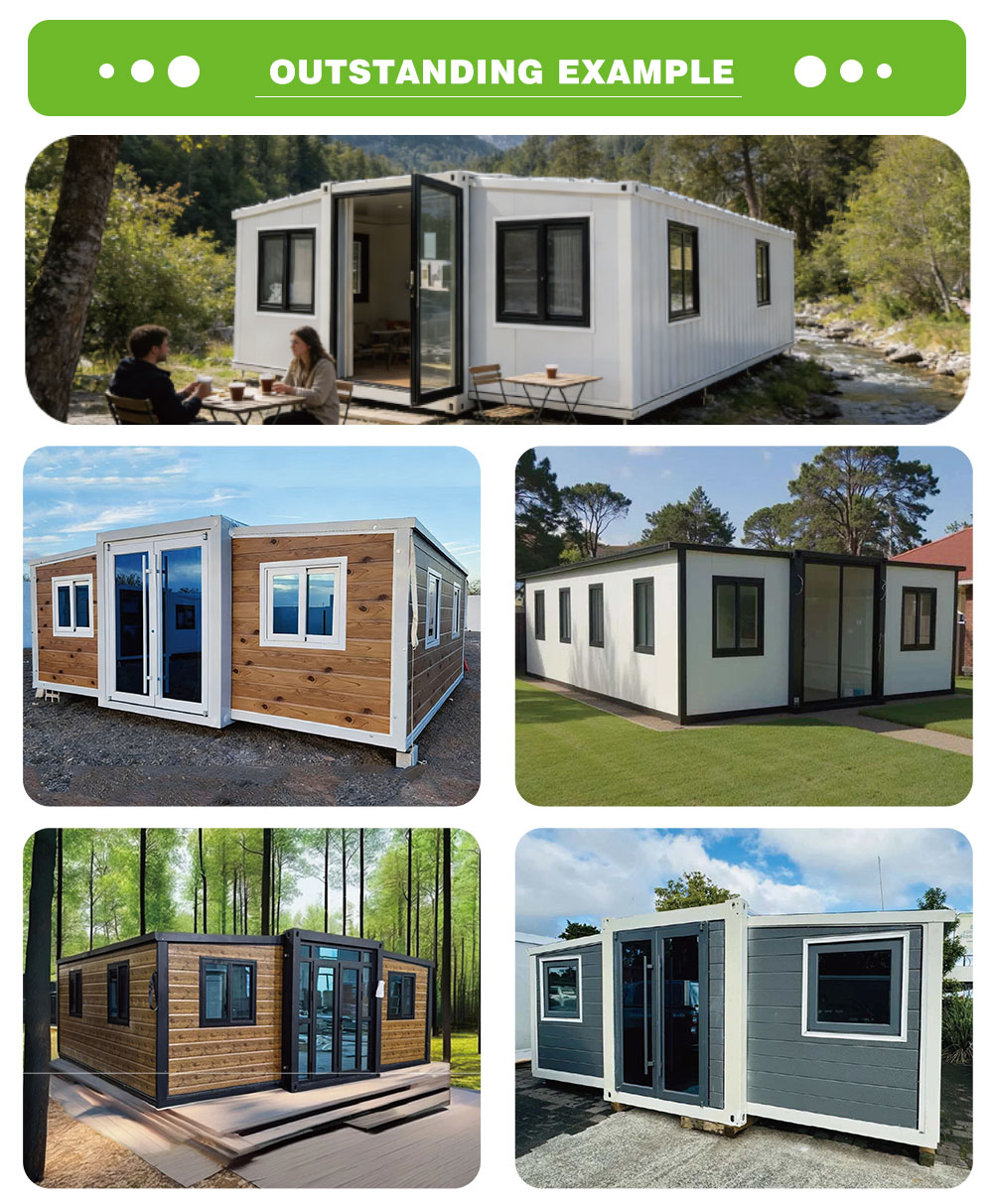 Luxury Expandable Container House Modular Villa with Insulated Wall Panels for Private Residence and Resort Living